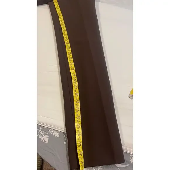 NWT Aritzia The Effortless Pants Size 0 (estimated) in Rich Mocha Brown - Picture 15 of 15